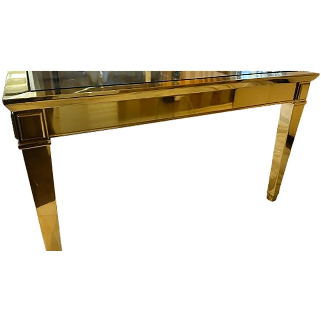 1970s Louis XVI Style 1970’s Brass Coffee Table For Sale - Image 5 of 7