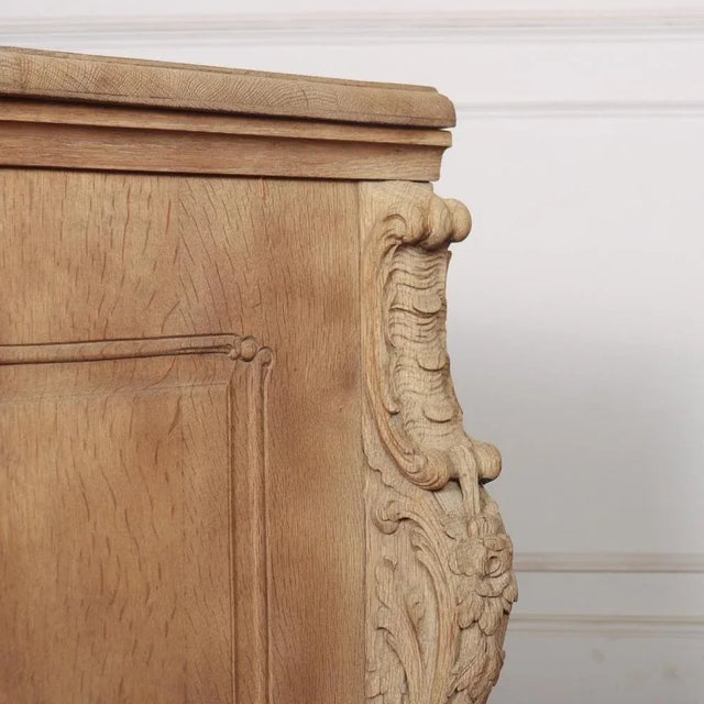 Beige French Bleached Oak Sideboard For Sale - Image 8 of 10