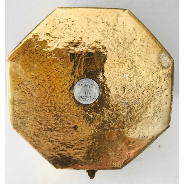 Mid 20th Century Vintage Brass Cricket Box* For Sale - Image 5 of 5