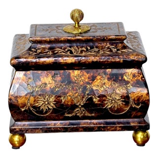 Vintage Decorative Casket Box or Tea Caddy by Maitland-Smith For Sale