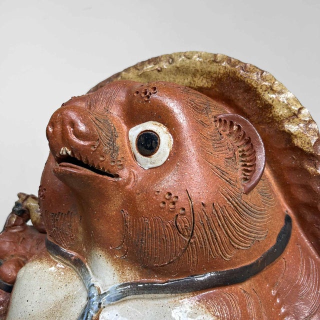 1980s Large Decorative Tanuki Statue, 1980s For Sale - Image 5 of 16