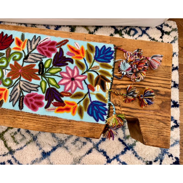 Peruvian Table Runner Handcrafted-Alma Soul For Sale - Image 4 of 7