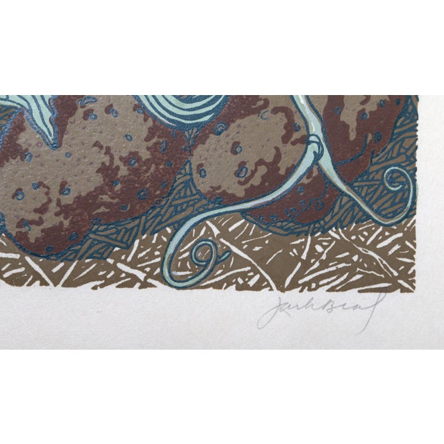 Figurative Garden, Jack Beal For Sale - Image 3 of 4