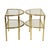 Hollywood Regency Side Tables in Chrome and Smoked Glass, 1970s, Set of 2 For Sale - Image 14 of 18