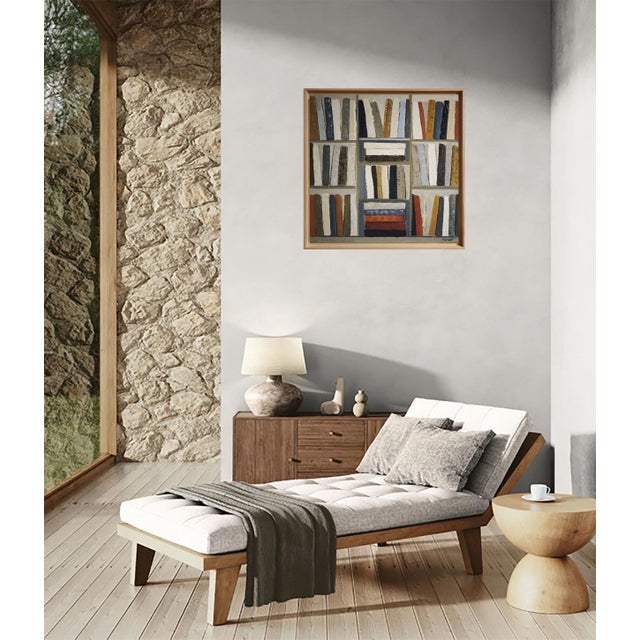 Paint Trames De Lecture - Modern Abstract Painting, Geometric, Framed by Sophie Dumont For Sale - Image 7 of 8