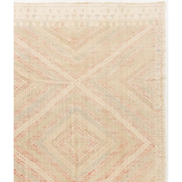 Vintage Circa 1940 Jajim Rug 6ft 7in X 10ft 4in For Sale - Image 4 of 5