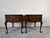 1970's Vintage Drexel Queen Anne Style Nightstands – A Pair For Sale - Image 13 of 16