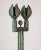 Late 20th Century Late 20th Century Expressionist Giacometti-Like Pair of French Bronze Candle Holders For Sale - Image 5 of 6