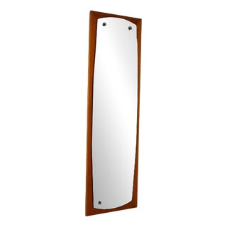 Danish Wall Mirror in Teak, Denmark, 1960s For Sale