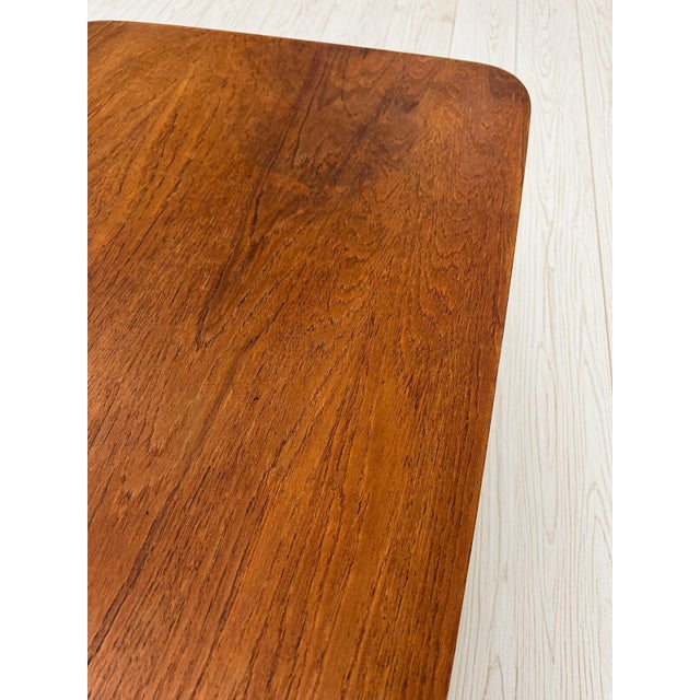 Danish Petite Teak Desk by Gunnar Nielsen for Tibergaard, 1960s For Sale - Image 12 of 13