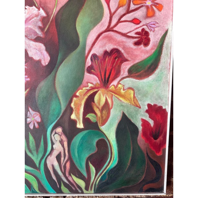 Eden #1 Modernist Oil on Canvas by Elliott Twery For Sale - Image 6 of 8