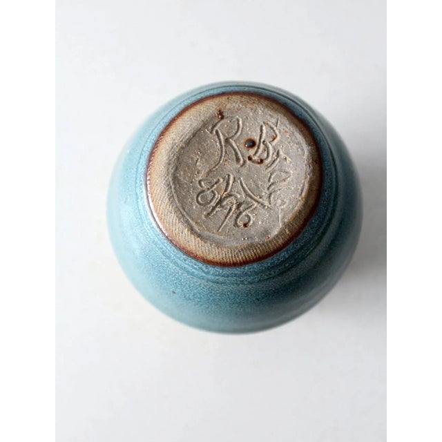 Vintage Studio Pottery Jar For Sale - Image 12 of 13