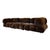 Brown Alpaca Velvet Camaleonda Modular Sofa by Mario Bellini for C&B Italia, 1972, Set of 5 For Sale - Image 6 of 12