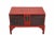 Red Antique Accent Cabinet Trunk With a Stand For Sale - Image 10 of 10