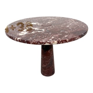 Attributed to Angelo Mangiarotti Skipper 'Eros' Dining Table in Rosso Marble, Italy 1970s For Sale
