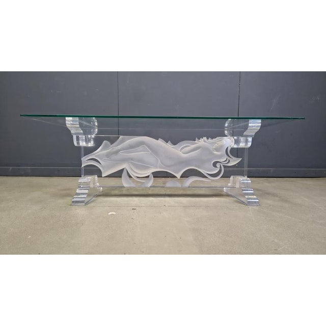 Acrylic Coffee Table from Fabian Art, 1980s For Sale - Image 8 of 14