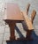 Antique Scandinavian Wooden School Bench For Sale - Image 3 of 3
