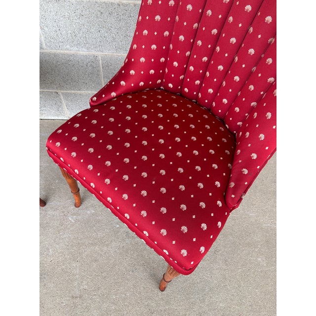 Federal Style Channel Back Tapered Marlboro Leg Fireside Chairs - A Pair For Sale - Image 9 of 10