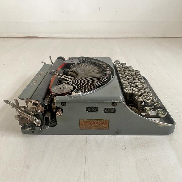 Metal Premier Portable Typewriter from Smith, 1930s For Sale - Image 7 of 11