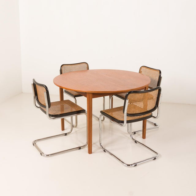 Mid-Century Modern Danish Teak Table with Extensions, 1960s For Sale - Image 4 of 17