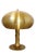 Gilt Brass Mushroom Table Lamp, 1970s For Sale - Image 9 of 9