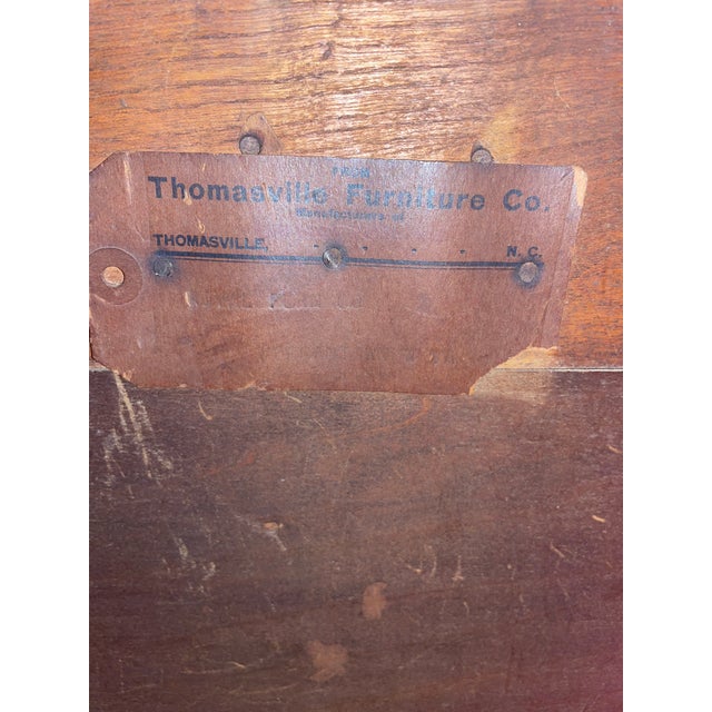 Wood Antique Art Deco Princess Dresser Vanity For Sale - Image 7 of 11