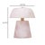2020s Pouty Pink Resin Table Lamp For Sale - Image 5 of 6
