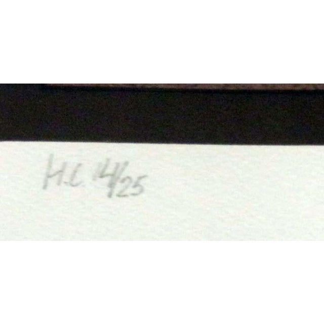 Mikail Chemiakin Happy Drinker Hand Signed Lithograph on Paper Framed For Sale - Image 4 of 5