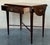 Late 19th Century Late 19th Century Italian Classic Walnut Marquetry Desk Writing Table With Two Leafs For Sale - Image 5 of 12