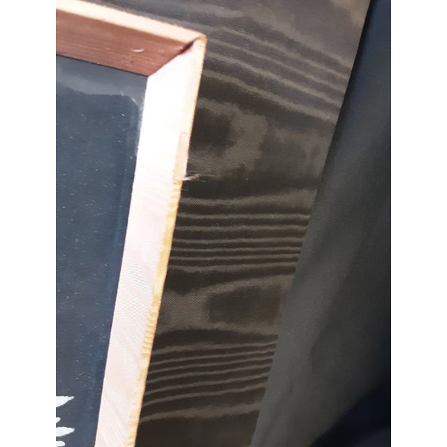 Vintage Framed Thai Silk Painting For Sale In West Palm - Image 6 of 10