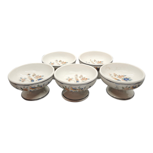Lamberton Scammell China Small Dessert or Fruit Bowl With a Bird and Floral Print
