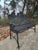 Cast Iron Bench, in the curtain style, by John Mclean, marked with stamp, circa 1892, has been professionally sandblasted...