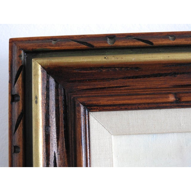 Vintage Original Pacific Coast Oil Painting by Raymond Zurfluh For Sale In San Francisco - Image 6 of 11