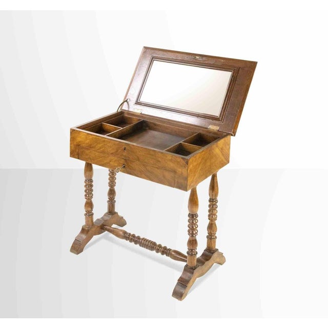 Vintage Italian Wood Secretaire, Early 20th Century For Sale - Image 5 of 6