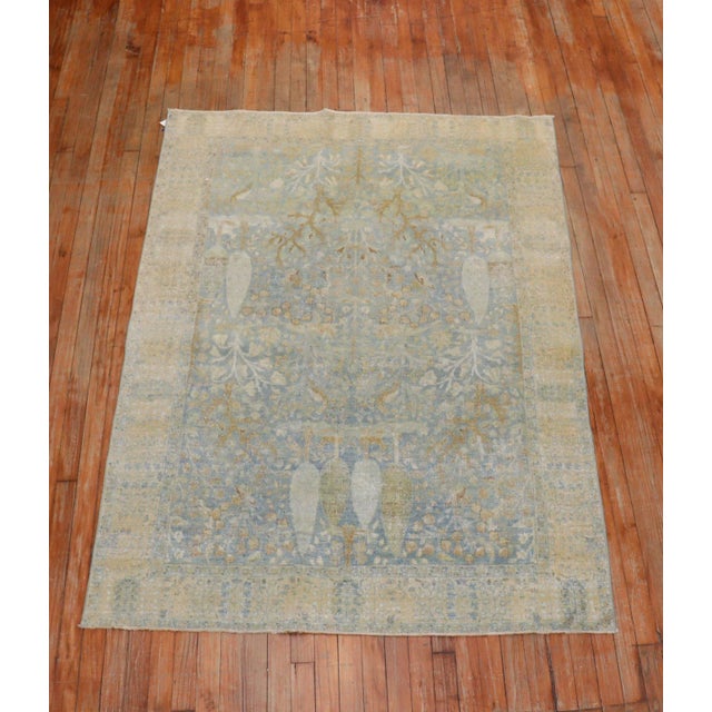 Late 19th century Persian Tabriz Pictorial motif . Professionally Washed & personally vetted. Ready for everyday use.