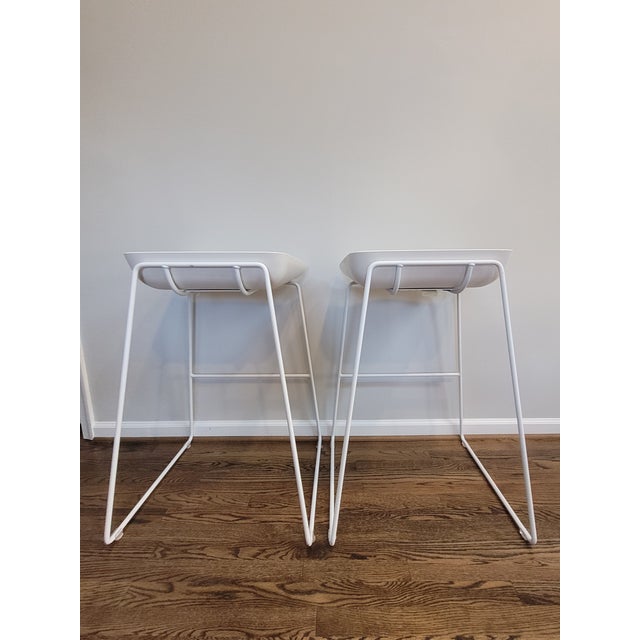 Metal Steelcase Turnstone Scoop Stools - Set of 4 For Sale - Image 7 of 18