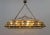 Gold Rustic Pendant in Wrought Iron and Glass, 1960s For Sale - Image 8 of 13