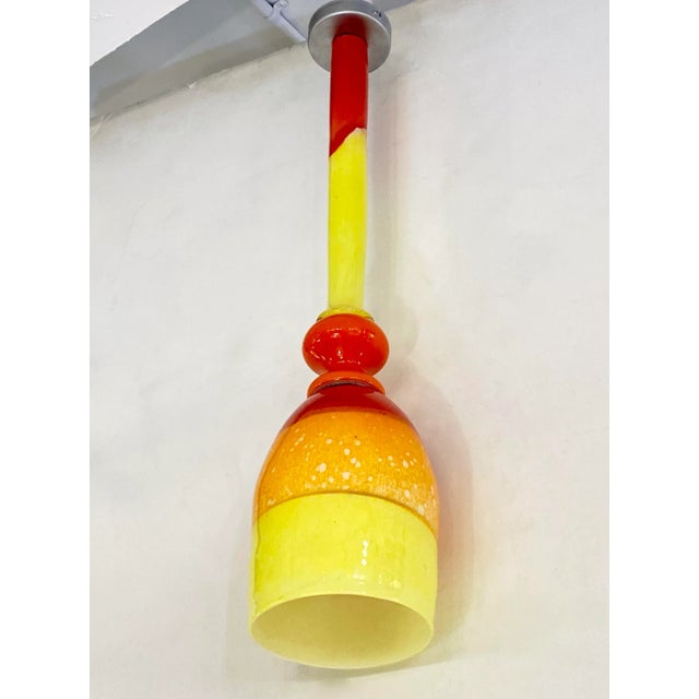 Fun and elegant Italian contemporary custom-made chandelier pendant light, entirely handmade, of organic modern design...