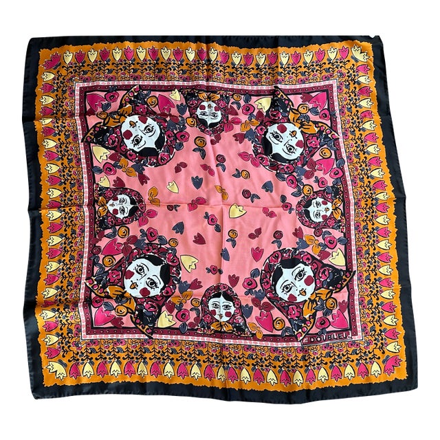 Textile Panel Designer Scarf For Sale