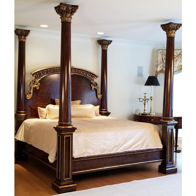 Henredon King Size Four Poster Bed Chairish