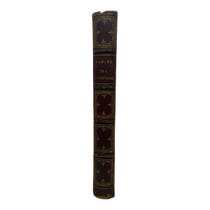 Antique "Fables De La Fontaine" Published in Paris by Librairie De Firmin Didot Frères, Fils Et Cie 1859