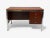 Mid-Century Modern Jean Gillon, Brazilian Modern, Jacaranda, Chrome, Writing Desk, Brazil, 1960s For Sale - Image 3 of 10