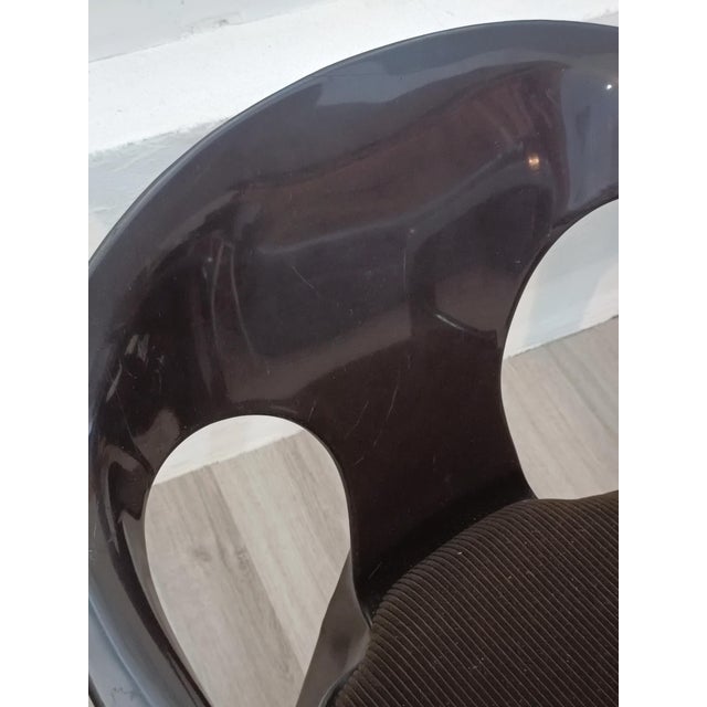 Brown Armchairs by Henry Massonnet for Stamp, 1974, Set of 2 For Sale - Image 8 of 18