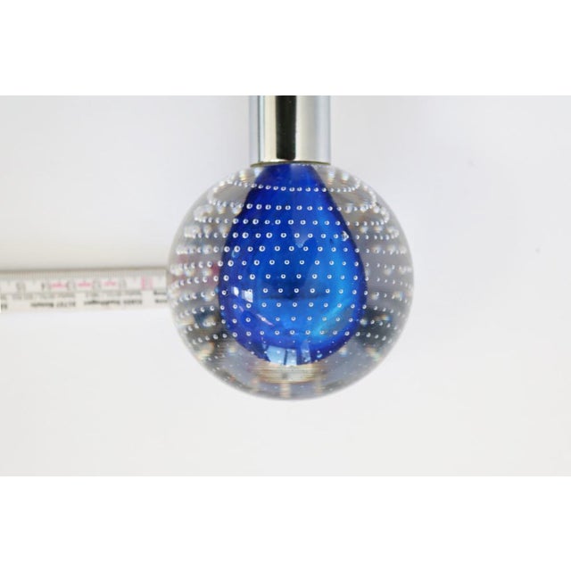 Blue Murano Glass Push and Pull Door Handle from Seguso, Italy, 1960s For Sale - Image 8 of 10