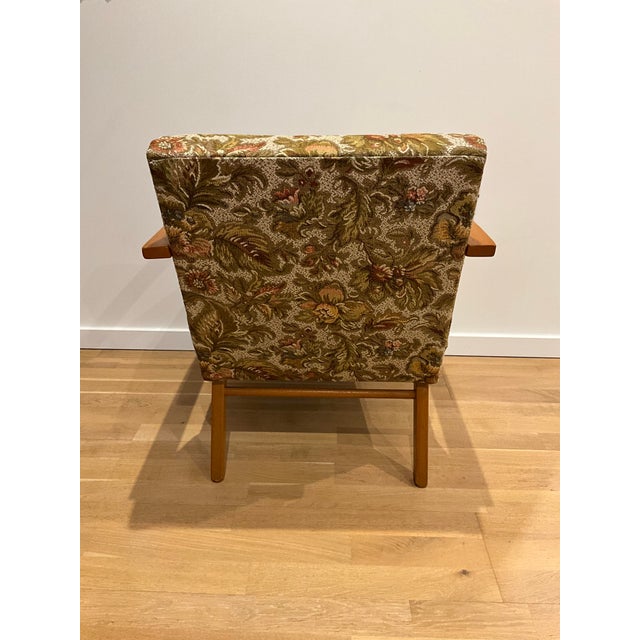 Textile Vintage Armchair from Mier Topolcany, 1970s For Sale - Image 7 of 9