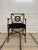 Vintage Alleged McGuire Rattan 'Target Back' Armchair For Sale - Image 4 of 9