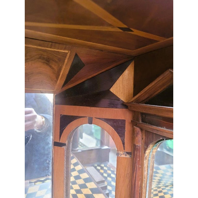 Large 19th Century Cabinet with Theater on Base, Holland For Sale - Image 10 of 18