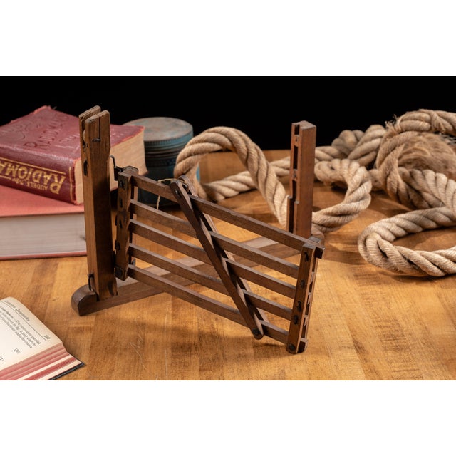 Early 20th Century Wooden Farm Gate Salesman Sample Working Model For Sale - Image 4 of 7