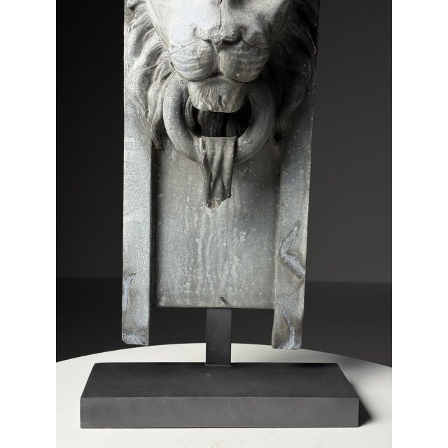 Lion's Head Fragment, 1900s, Zinc For Sale - Image 15 of 18