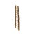 Chinese Chinese Wood Crafted Bamboo Like Ladder Shape Miniature Display Art For Sale - Image 3 of 4